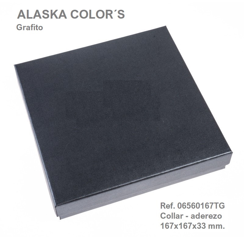 Alaska Color's GRAPHITE necklace 167x167x33 mm.